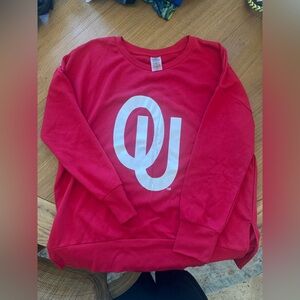 Gameday couture OU crew sweatshirt